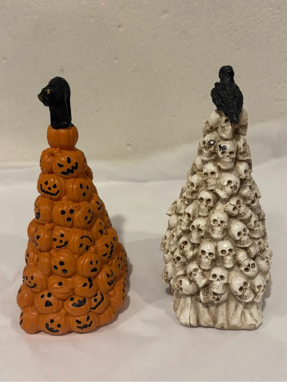 Halloween light changing pumpkin skull tree tabletop spooky decor